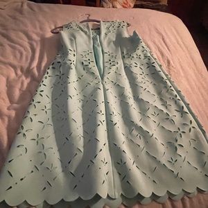 J Crew Cutout Mint Green Summer Dress